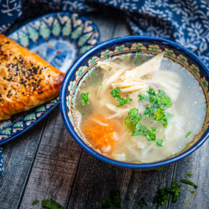 Ugra-Osh + Samsa with beef